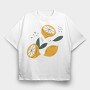 Lemons Fruit Tote, Tricou Oversize Barbati (Unisex)