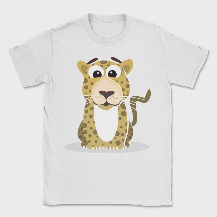 Leopard Cartoon Vibes, Tricou Barbati (Unisex)