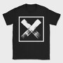 Letter X In Square Grunge, Tricou Barbati (Unisex)
