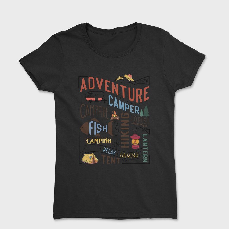 Adventure Camping Forest, Tricou Femei