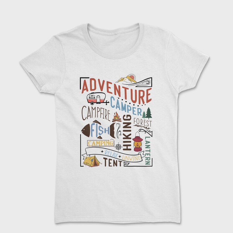 Adventure Camping Forest, Tricou Femei