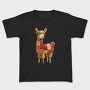 Alpaca Christmas Patchwork, Tricou Copii