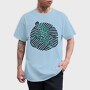 Geometric Bicycle, Tricou Barbati (Unisex)