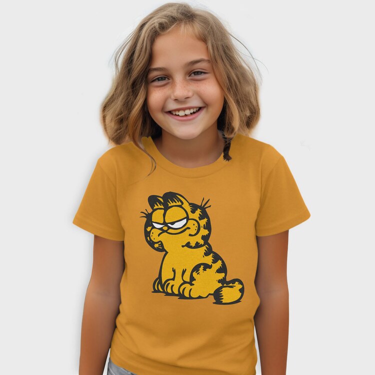 Cartoon Retro Garfield 3, Tricou Copii
