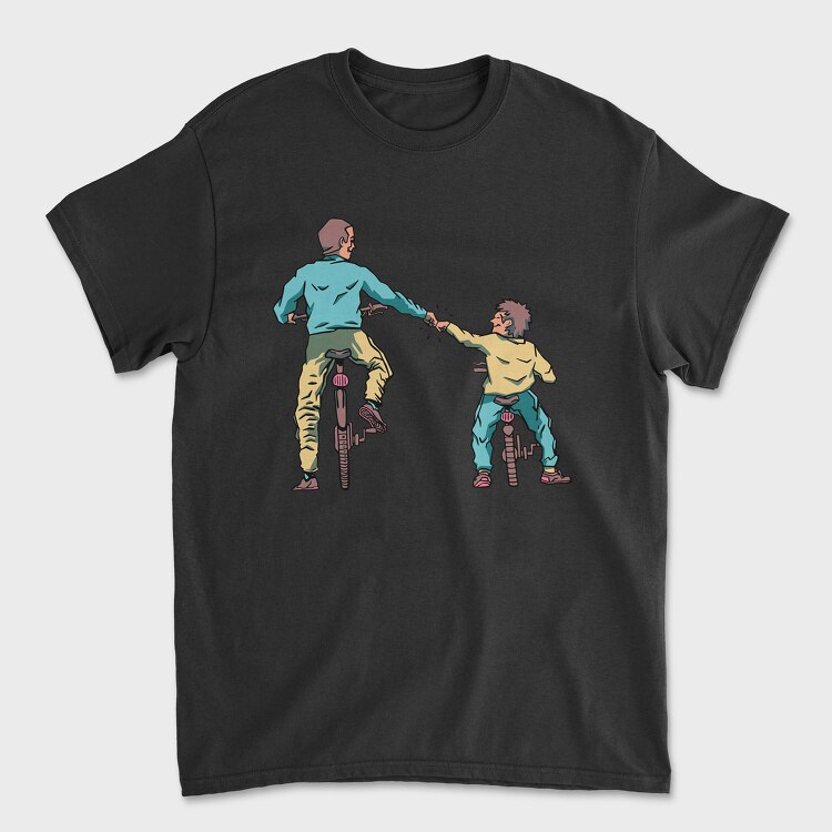 Father And Son Bikes, Tricou Barbati (Unisex)