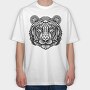 Tiger Mandala, Tricou Oversize Barbati (Unisex)