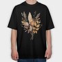 Autumn Dried Flowers, Tricou Oversize Barbati (Unisex)