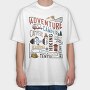 Adventure Camping Forest, Tricou Oversize Barbati (Unisex)