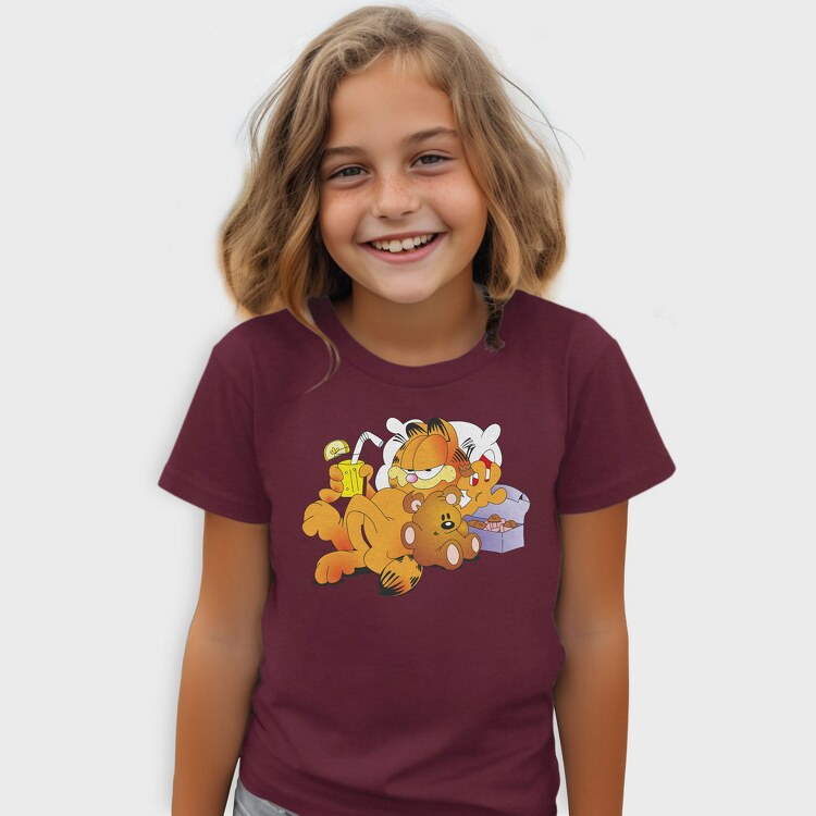 Cartoon Retro Garfield 4, Tricou Copii