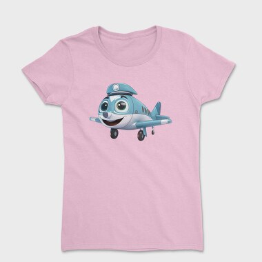 Airplane Face Clipart, Tricou Femei
