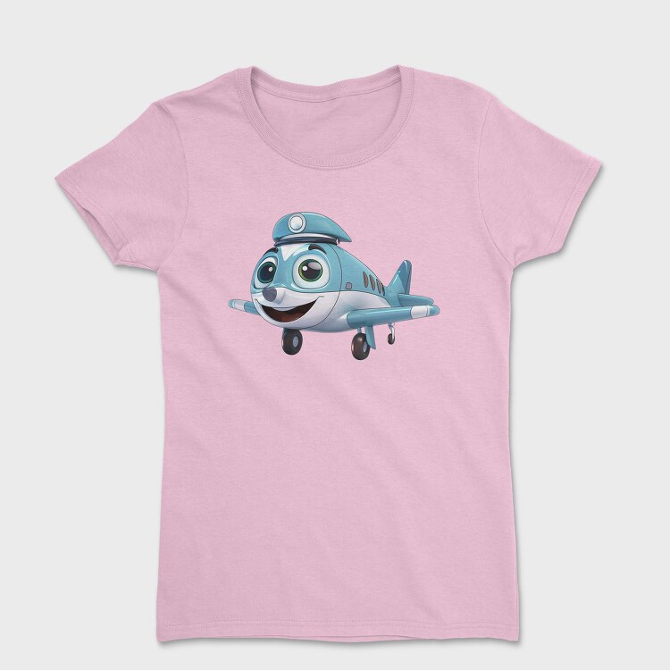 Airplane Face Clipart, Tricou Femei