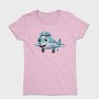 Airplane Face Clipart, Tricou Femei