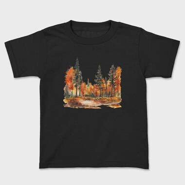 Autumn Forest Clipart, Tricou Copii