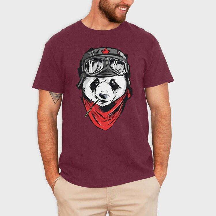 Googles Panda, Tricou Barbati (Unisex)