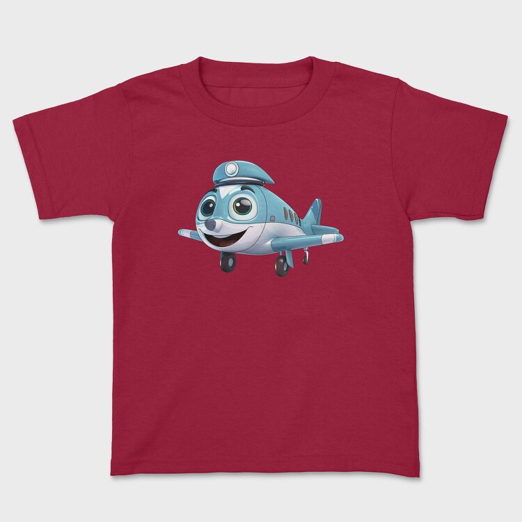 Airplane Face Clipart, Tricou Copii