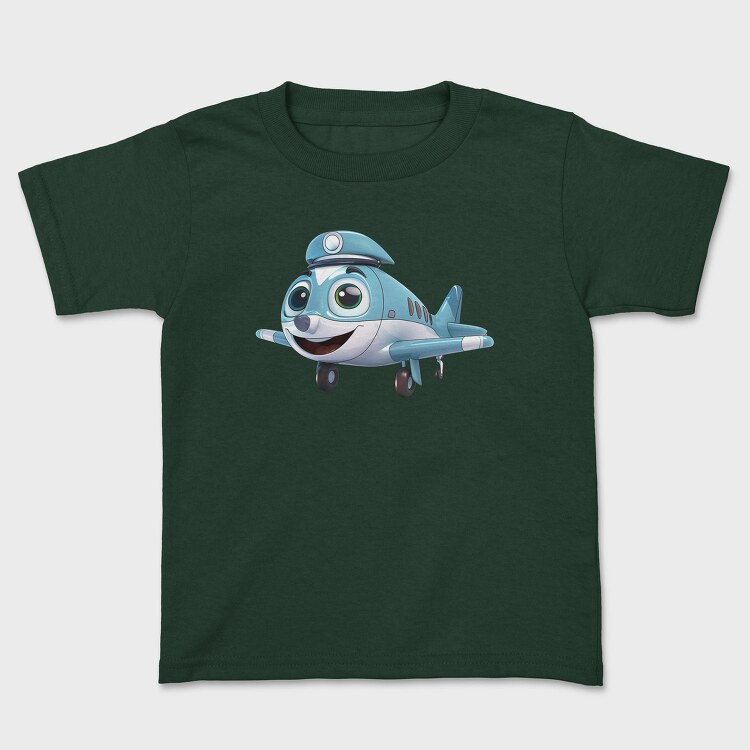 Airplane Face Clipart, Tricou Copii