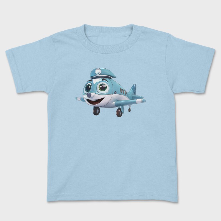 Airplane Face Clipart, Tricou Copii