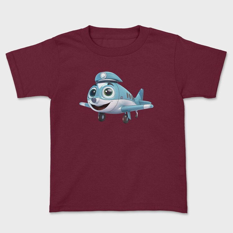 Airplane Face Clipart, Tricou Copii