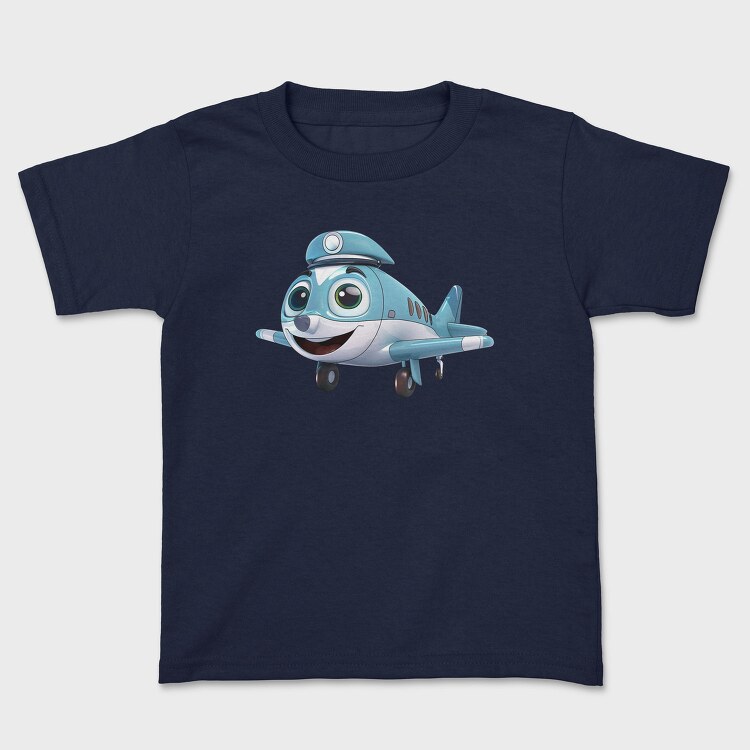 Airplane Face Clipart, Tricou Copii