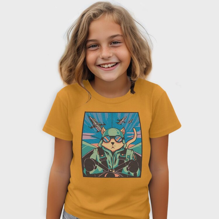 Airplane Cat, Tricou Copii