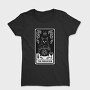 The Magician Tarot Card Cat, Tricou Femei