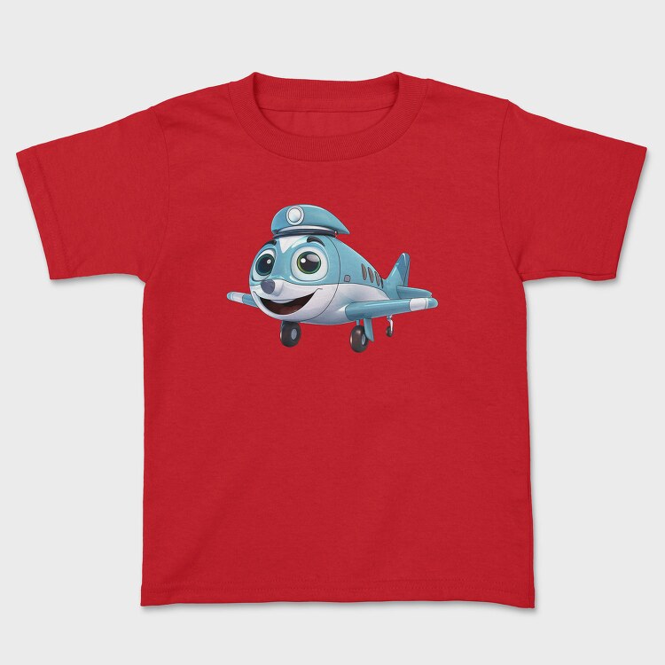 Airplane Face Clipart, Tricou Copii