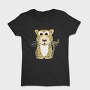 Leopard Cartoon Vibes, Tricou Femei