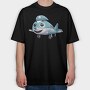 Airplane Face Clipart, Tricou Oversize Barbati (Unisex)