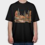 Autumn Forest Clipart, Tricou Oversize Barbati (Unisex)