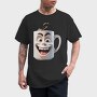Coffe Crazy Screaming, Tricou Barbati (Unisex)