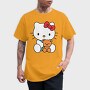 Cartoon Retro Hello Kitty 5, Tricou Barbati (Unisex)