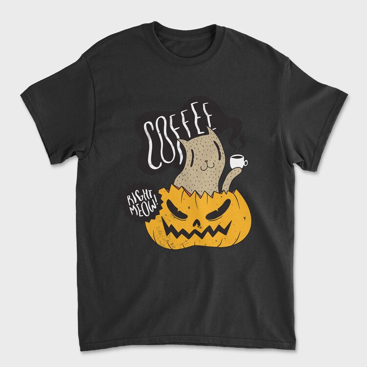 Coffee Right Meow, Tricou Barbati (Unisex)