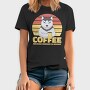 Coffee Because Murder Is Wrong Dog, Tricou Barbati (Unisex)