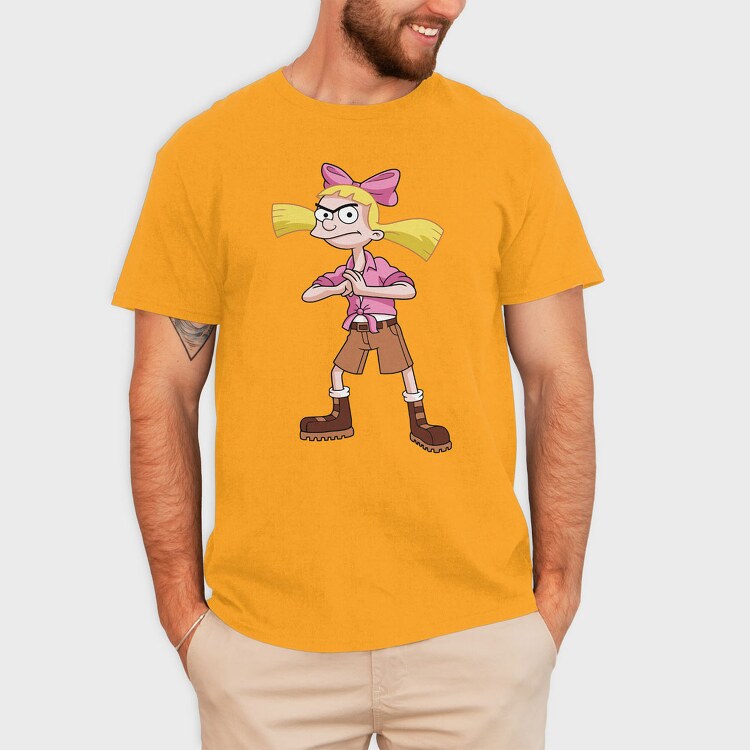 Cartoon Retro Hey Arnold 5, Tricou Barbati (Unisex)