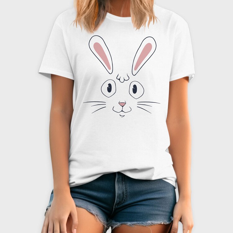 Easter Rabbit Face, Tricou Barbati (Unisex)
