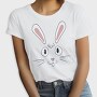Easter Rabbit Face, Tricou Femei