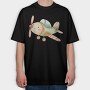 Airplane Flyer 20, Tricou Oversize Barbati (Unisex)