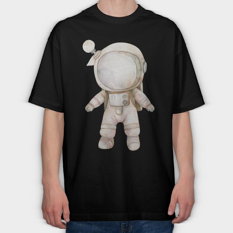 Astronaut Spacesuit, Tricou Oversize Barbati (Unisex)