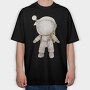 Astronaut Spacesuit, Tricou Oversize Barbati (Unisex)