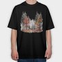 Autumn Forest Clippart, Tricou Oversize Barbati (Unisex)
