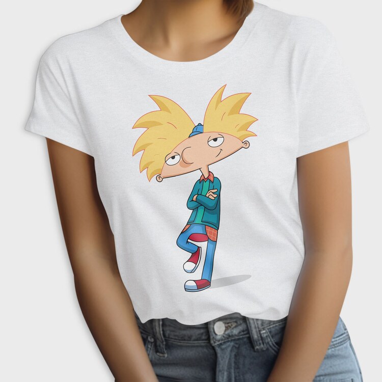 Cartoon Retro Hey Arnold 6, Tricou Femei