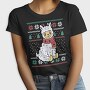 Ugly Sweater Llama, Tricou Femei
