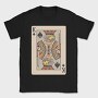 Tiger King Of Spades Card, Tricou Barbati (Unisex)