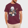 Guitar Panda, Tricou Barbati (Unisex)
