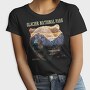 Glacier National Park Bear Lanscape, Tricou Femei