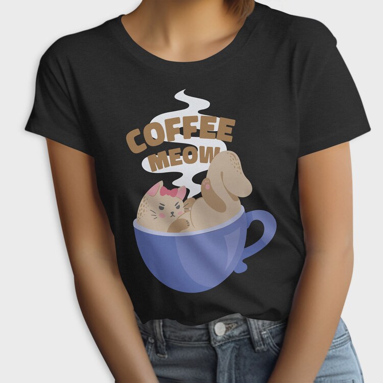 Coffee Cat 2, Tricou Femei