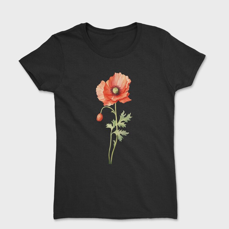 August Poppy, Tricou Femei