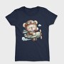 Airplane Flying Bear, Tricou Femei