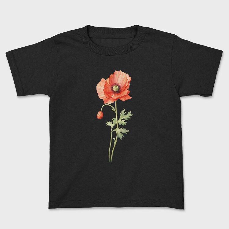 August Poppy, Tricou Copii