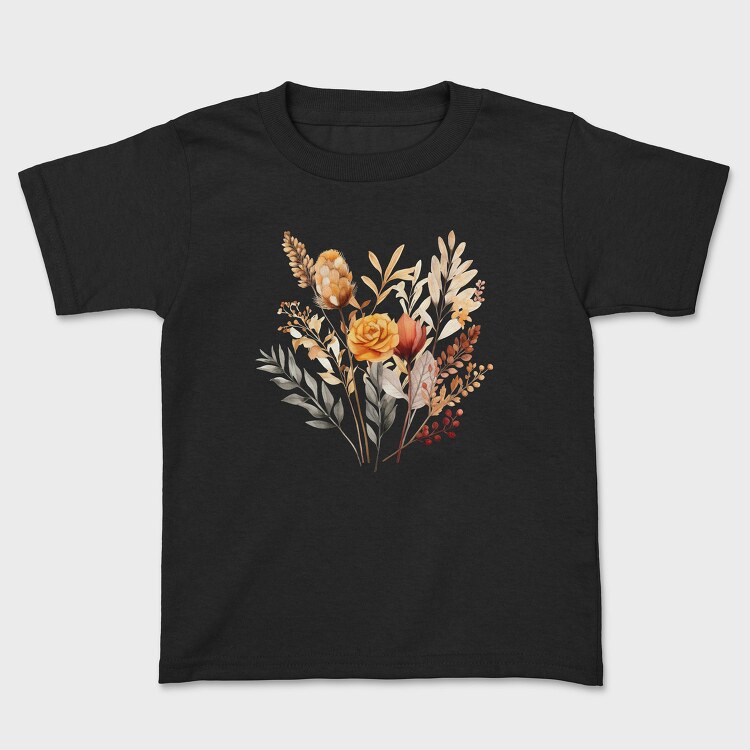 Autumn Fall Bouquet, Tricou Copii